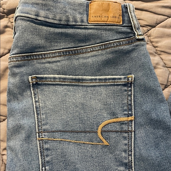 American Eagle Outfitters Curvy Super Hi-Rise Jegging Crop jeans size 12 long - Picture 2 of 7